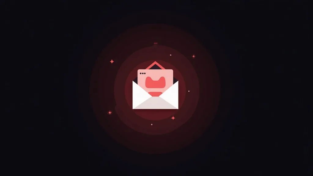 Ilustracija pošte i e-mail komunikacije za male i srednje firme
