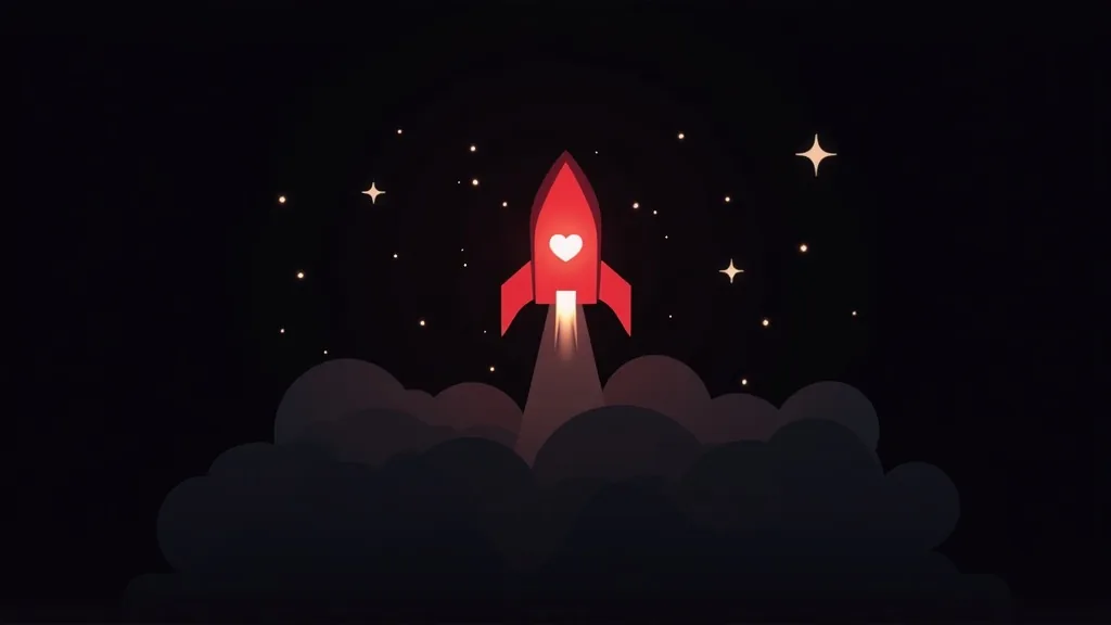 Raketa sa srcem koja leti iznad oblaka - simbolika uspešnog pokretanja online poslovanja i e-trgovine u Srbiji