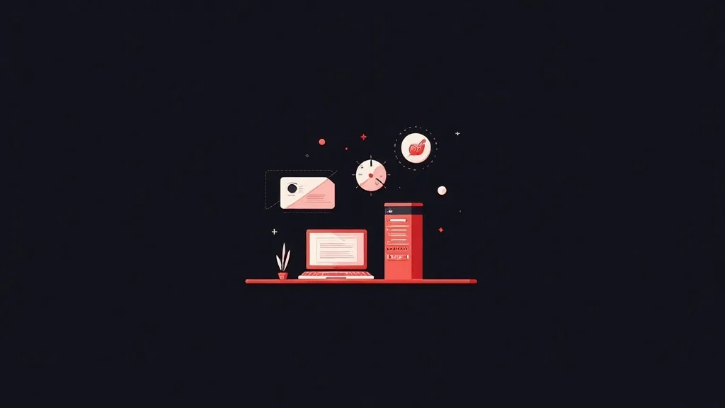 Lokalni SEO za uslužne djelatnosti - ilustracija radnog stola sa laptopom, telefonom i graficima za optimizaciju pretrage